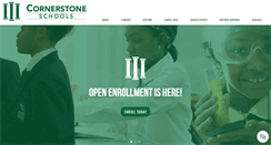 Desktop Screenshot of cornerstoneschools.org